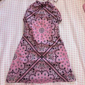 Sugar Thrillz halter bandana dress